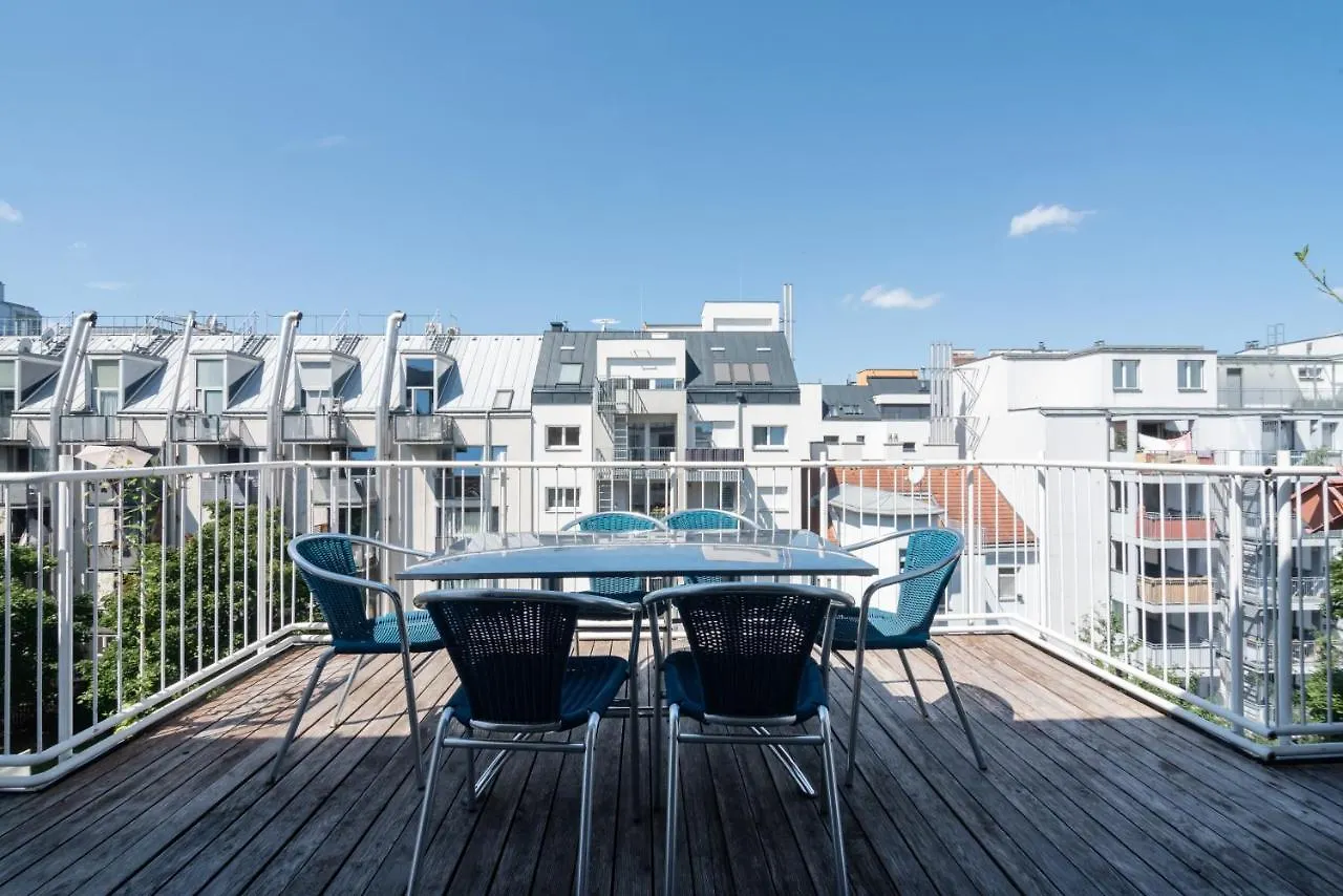 Vienna Roof Top Apartment With Terrace, Parking And Ac 0*,